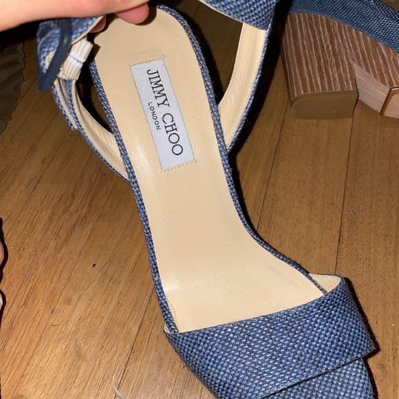 Denim Jimmy Choo Wedges - Picture 9 of 9
